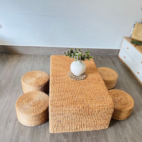 Đôn Lục Bình Đan Thủ Công, Trang Trí Nhà (Hàng XK) 0